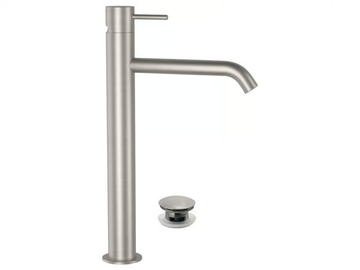 X STYLE INOX - Countertop single handle stainless steel washbasin mixer by Remer Rubinetterie - view 2